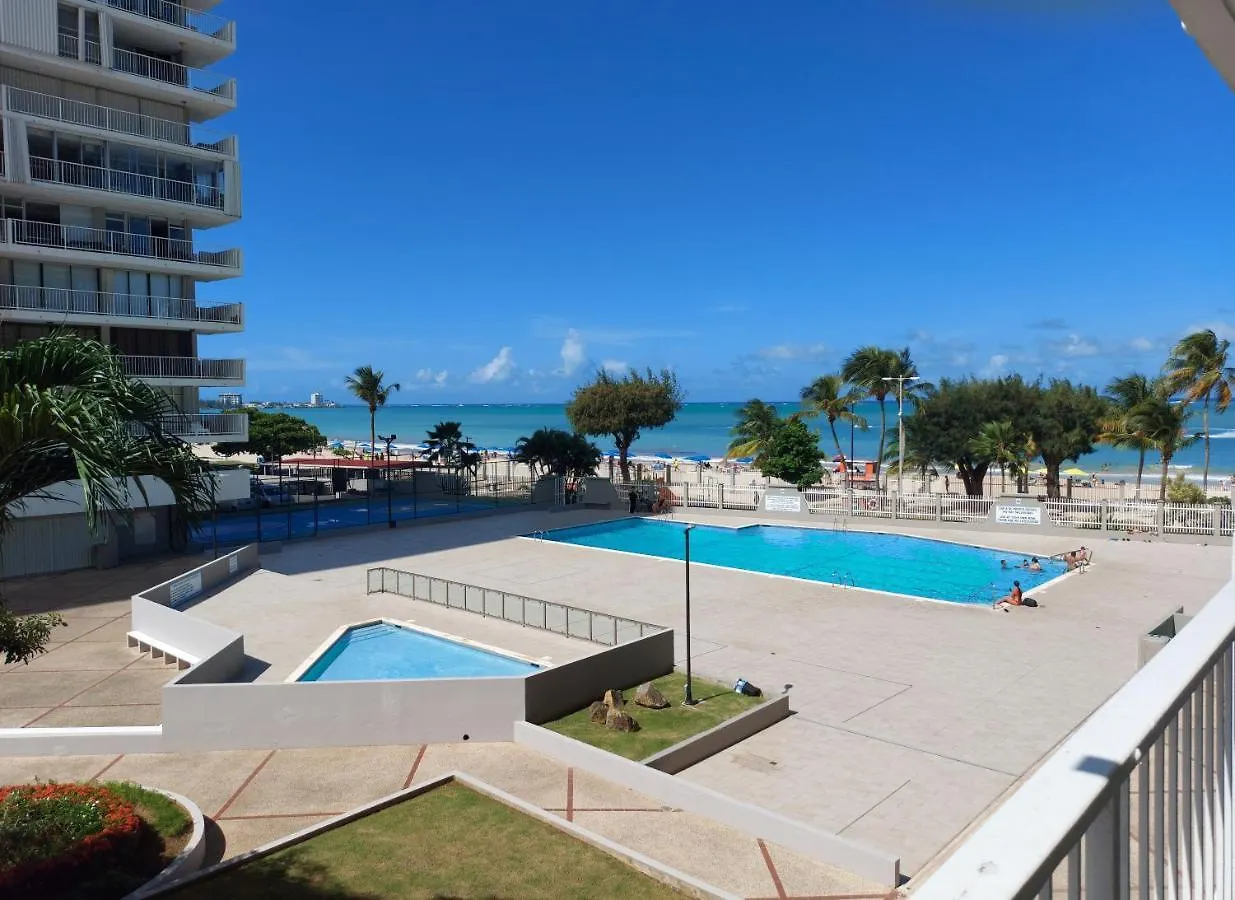 Coral Beach Isla Verde Beach Front Large 1 Bedroom Apt 208 Tower 1 San Juan
