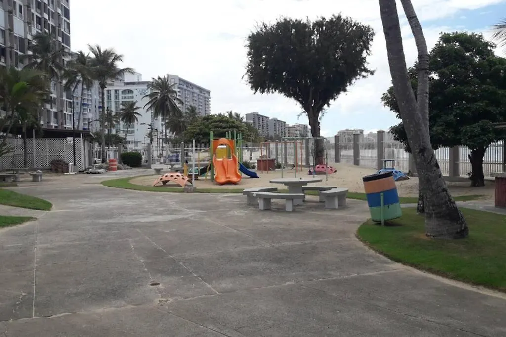 Coral Beach Isla Verde Beach Front Large 1 Bedroom Apt 208 Tower 1 San Juan