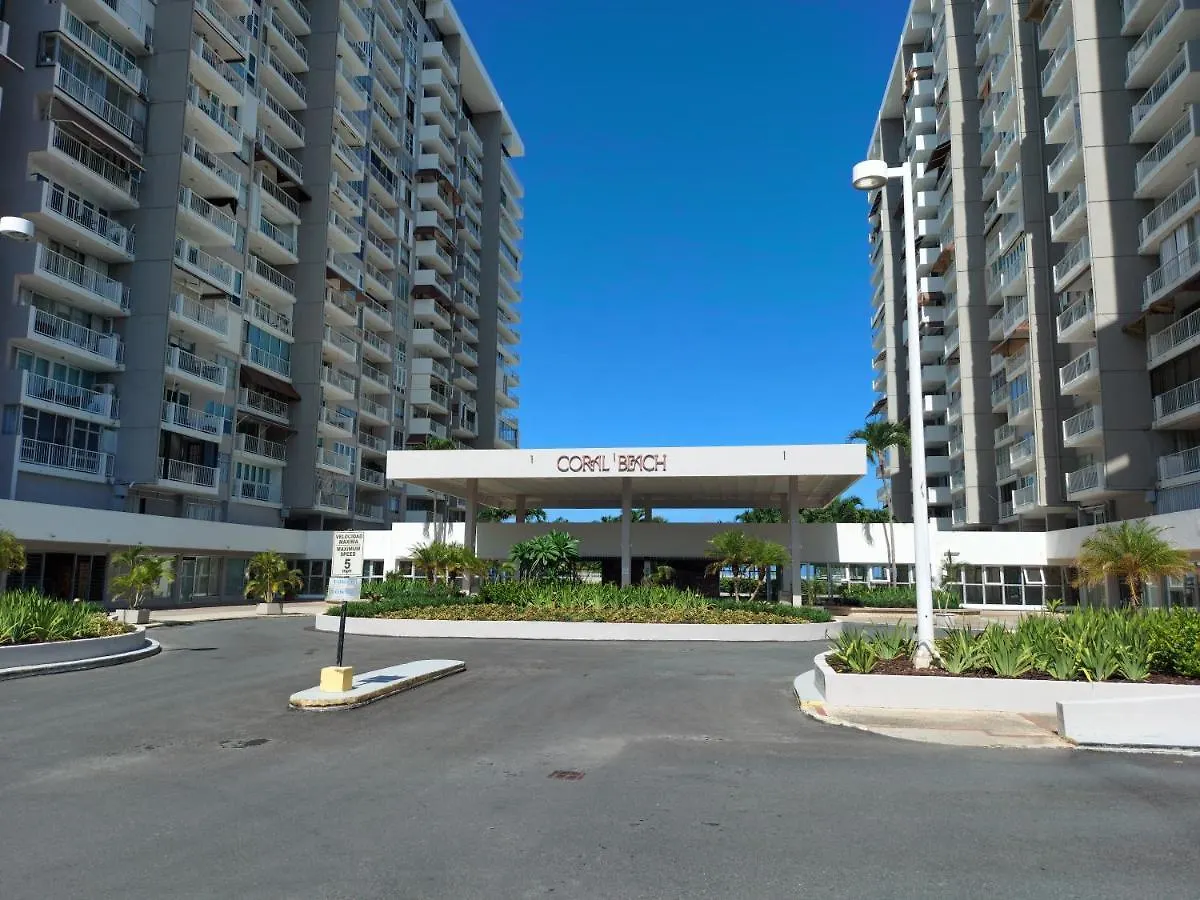 Coral Beach Isla Verde Beach Front Large 1 Bedroom Apt 208 Tower 1 San Juan